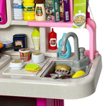 لعبة مطبخ اطفال مع ملحقات ألعاب المطابخ LOCAL