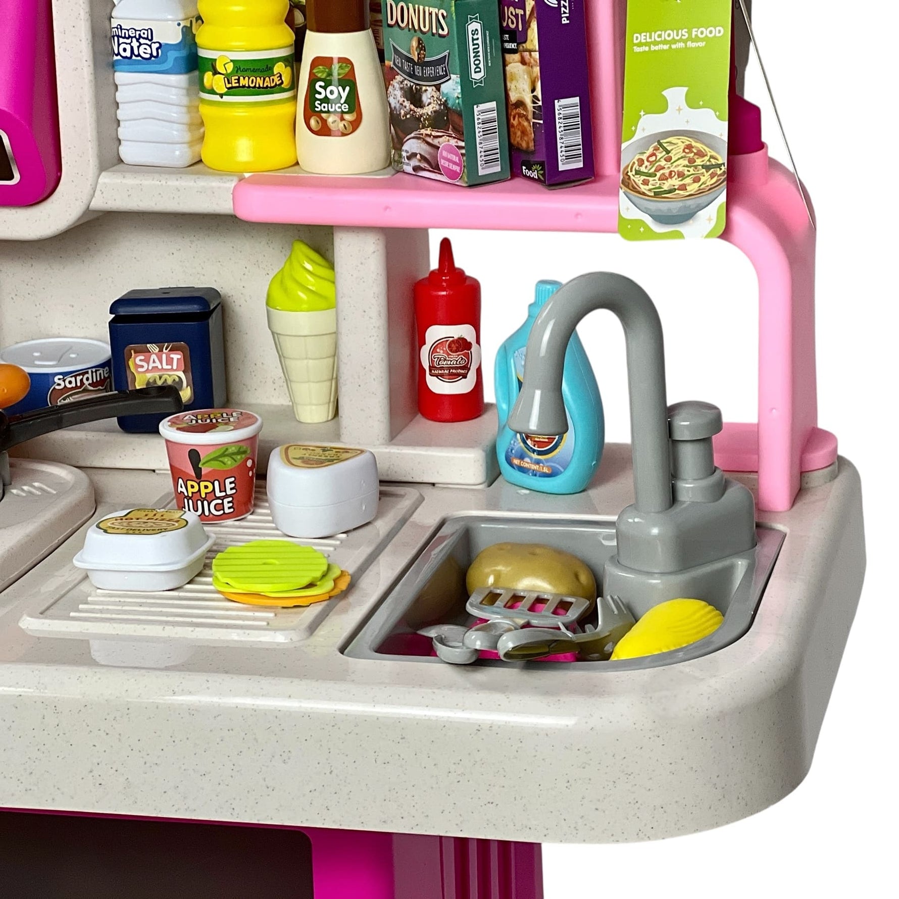 لعبة مطبخ اطفال مع ملحقات ألعاب المطابخ LOCAL