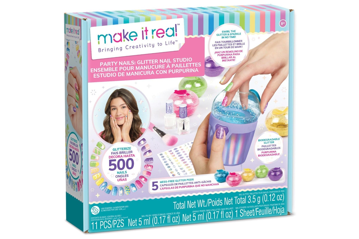 ميك ات ريل اظافر جليتر من بارتي نيلز المكياج والتجميل Make it Real
