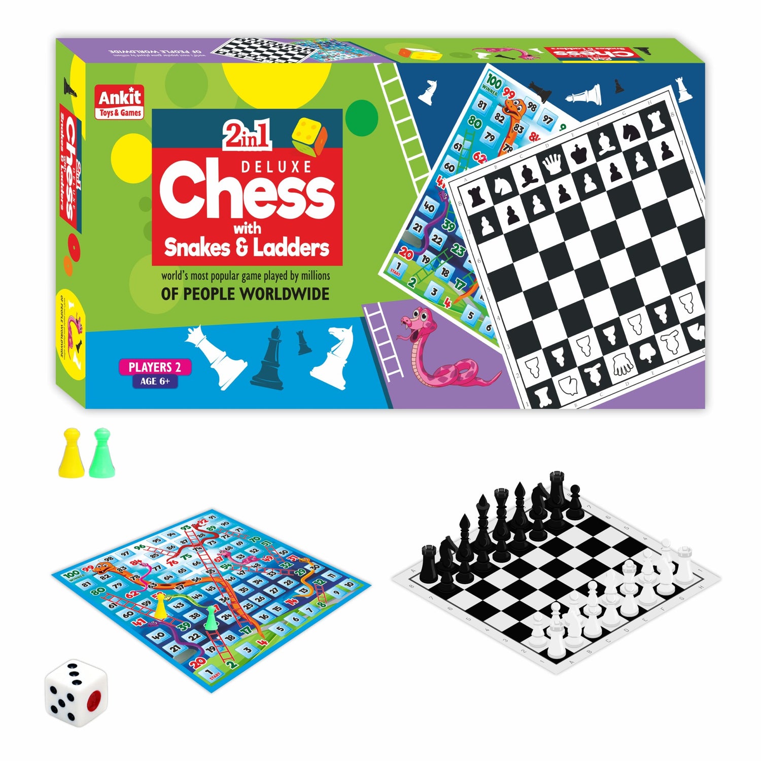 انكيت تويز لعبة شطرنج 45 سم العاب لوحية Ankit toys