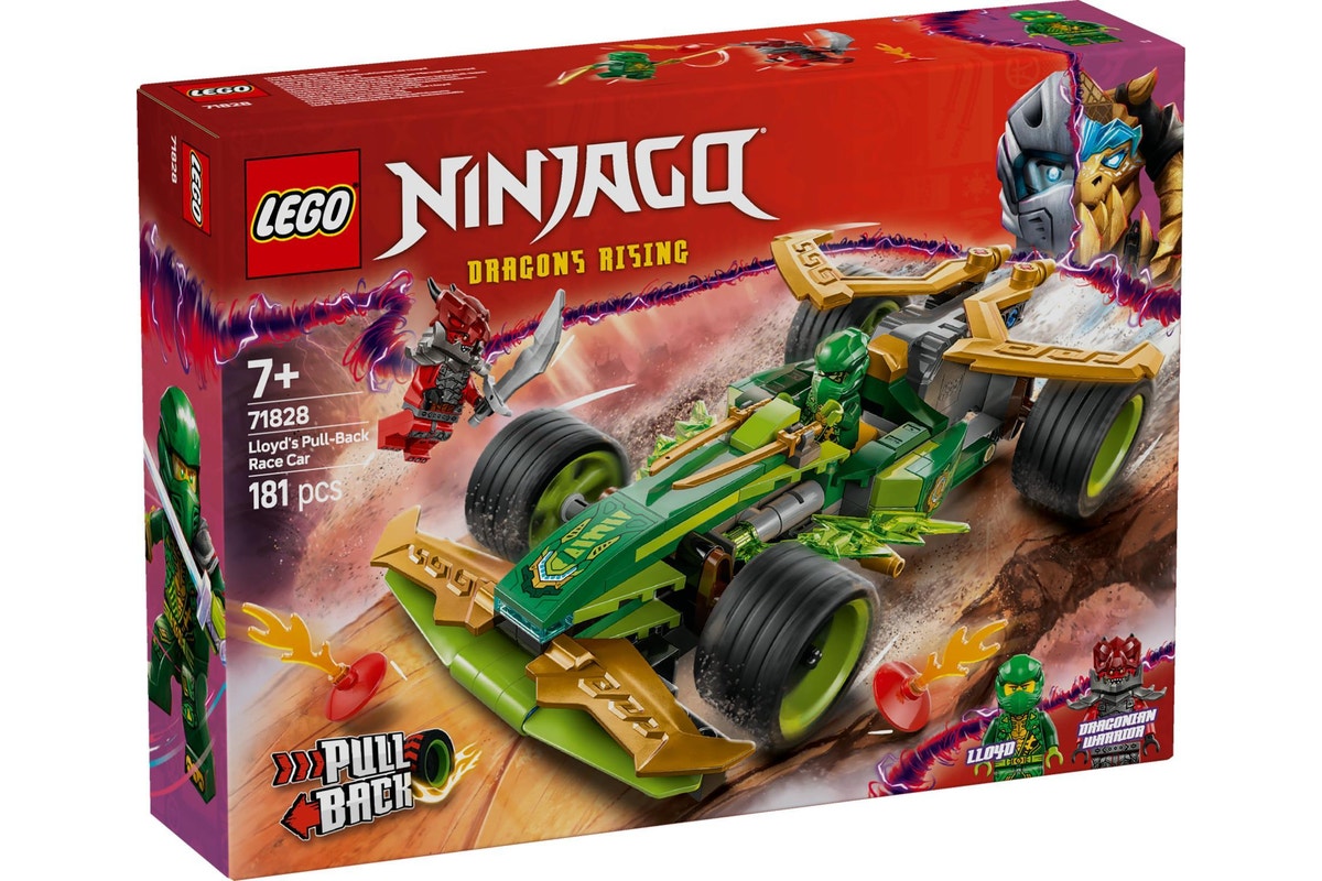 ليجو 71828 نينجاغو لويد سيارة سباق بالسحب مكعبات التركيب LEGO