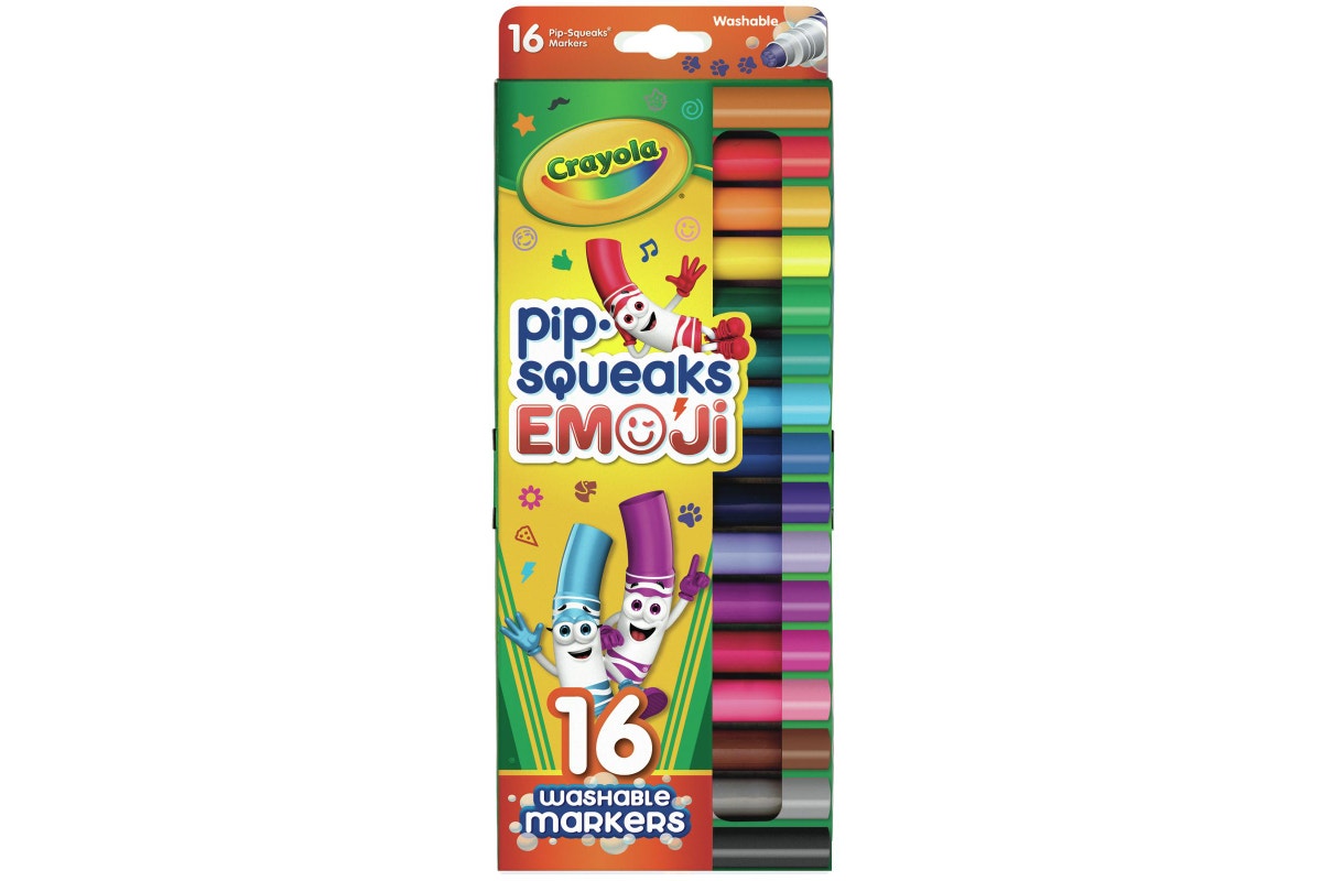 كرايولا طوابع رموز تعبيرية قابلة للغسل 16 قطعة Crayola