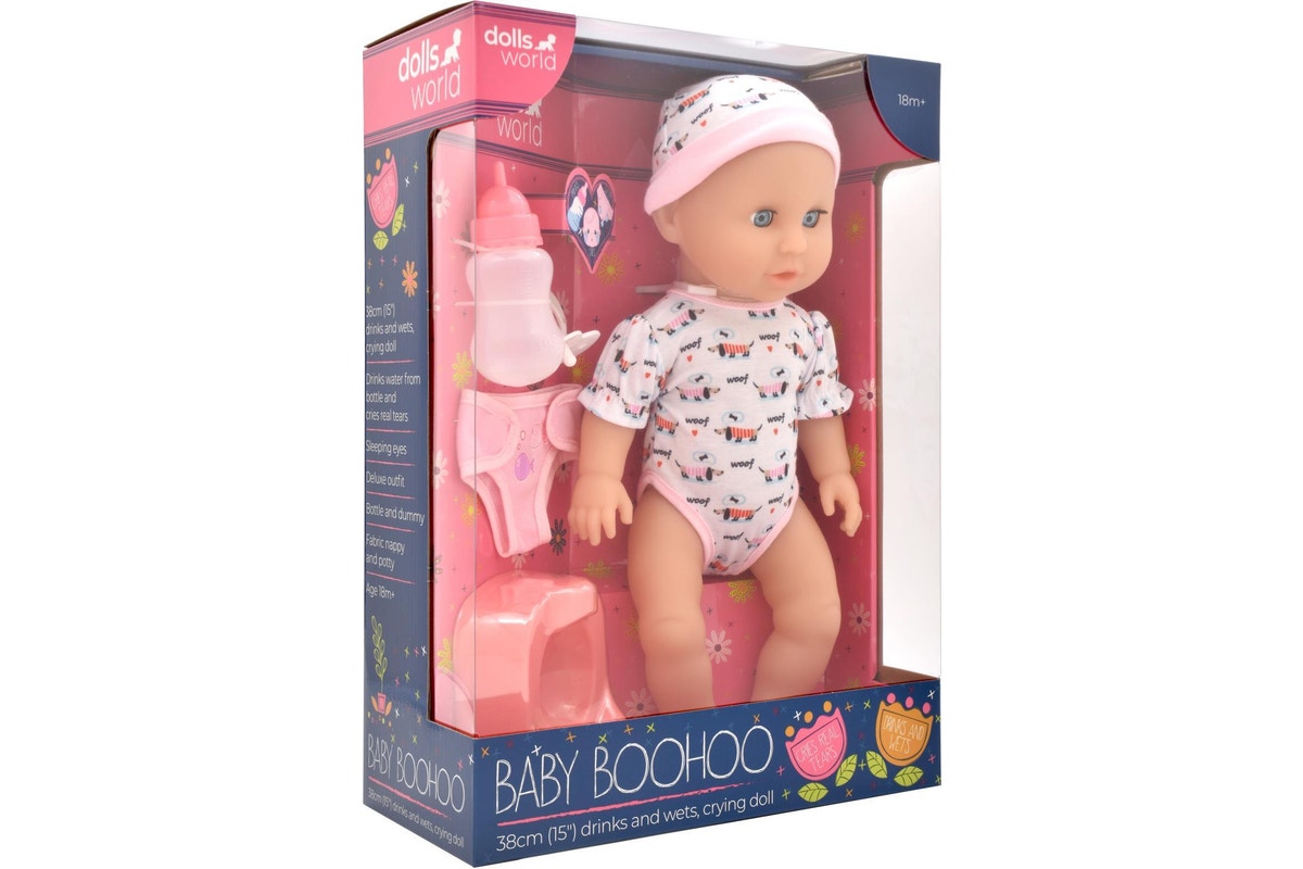 دولز وورلد بيبي بوهو 38 سم دمى المواليد Dolls World