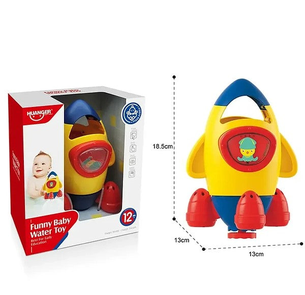 هوانجر لعبة مائية بتصميم صاروخ للاطفال مواليد تفاعلي HUANGER
