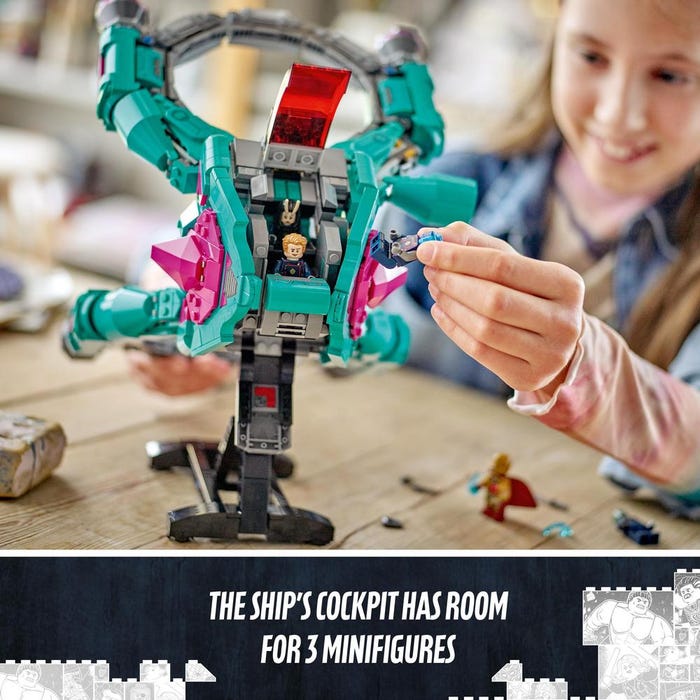 ليجو مارفل 76255 سفينة حماية الفضاء مكعبات التركيب LEGO