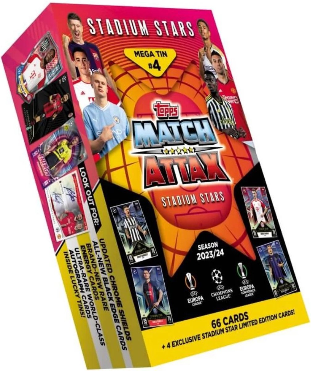 ماتش أتاكس ميجا نجوم الملاعب 2023-2024 متنوع العاب البطاقات Match Attax
