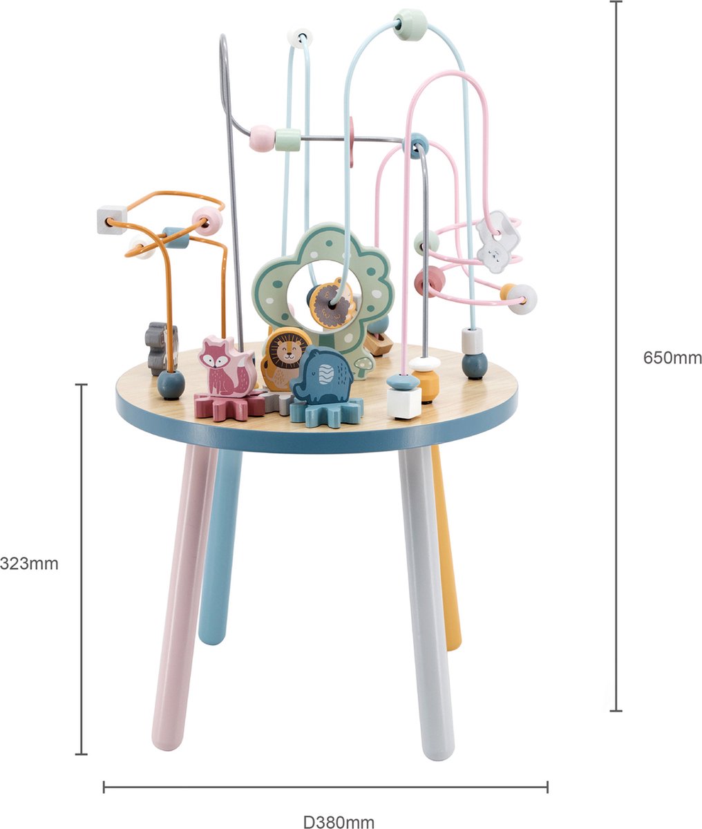 فيجا طاولة تعليمية خشبية مواليد تفاعلي VIGA