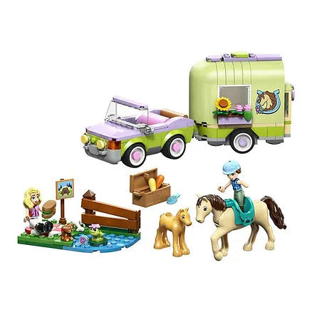 ليجو 42695 فريندز مقطورة الحصان والمهر مكعبات التركيب LEGO