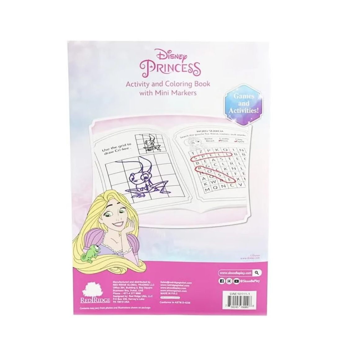 ديزني برينسس كتاب تلوين وأنشطة رسم و تلوين Disney