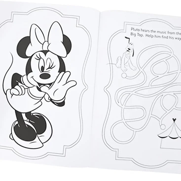 ديزني ميكي ماوس كتاب تلوين وأنشطة رسم و تلوين Disney