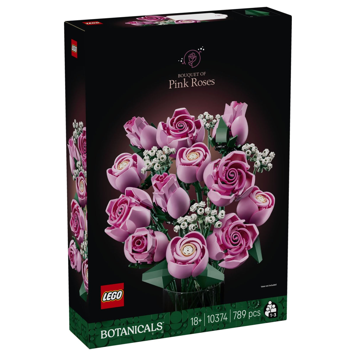ليجو بوتانيكالز باقة ورد وردية 10374 مكعبات التركيب LEGO