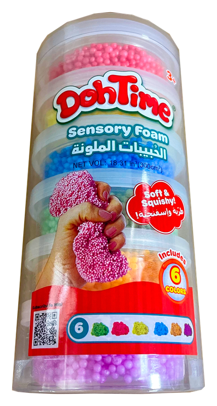 دوه تايم حبيبات رغوة الحسية متنوع الصلصال والمعجون DohTime