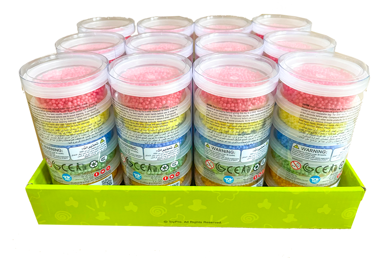 دوه تايم حبيبات رغوة الحسية متنوع الصلصال والمعجون DohTime