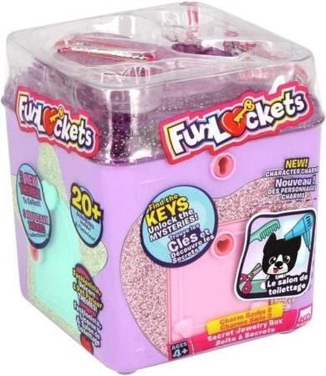 فان لوكيتس صندوق سري مع دلايات المجسمات FUNLOCKETS