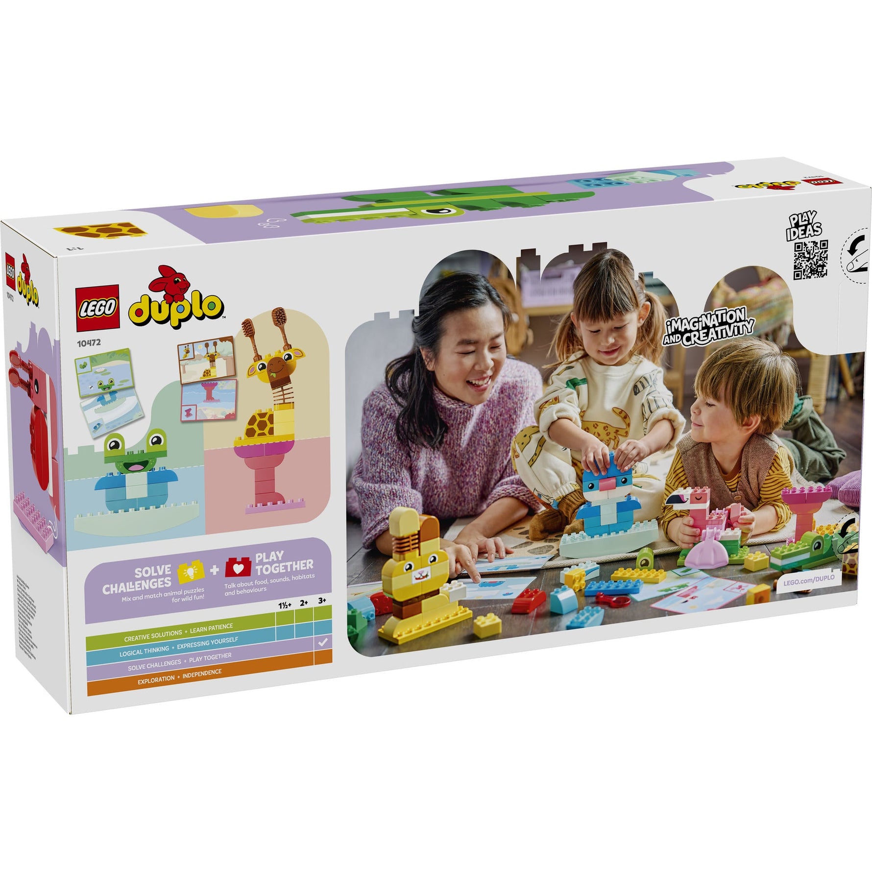 ليجو دوبلو لعبة بناء وإبتكار الحيوانات 10472 مكعبات التركيب LEGO