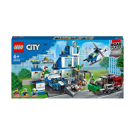 ليجو 60316 سيتي مركز الشرطة مكعبات التركيب LEGO