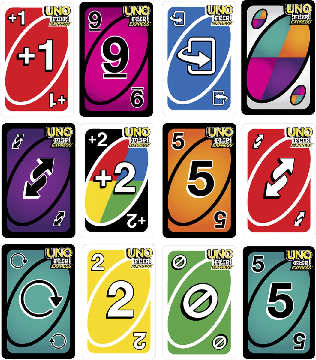 لعبة بطاقات اونو فليب العاب البطاقات UNO