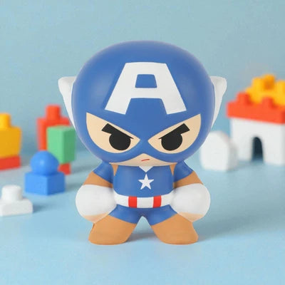 موتشي سكويشي دمية مارفل كابتن أميركا الإسفنجية التمدد والضغط Marvel