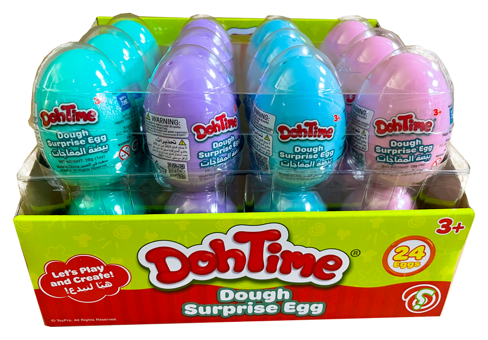 دوه تايم عبوة مفاجأة البيض متنوع الصلصال والمعجون DohTime