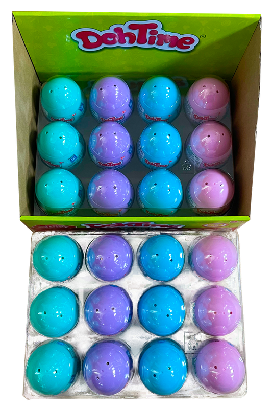 دوه تايم عبوة مفاجأة البيض متنوع الصلصال والمعجون DohTime