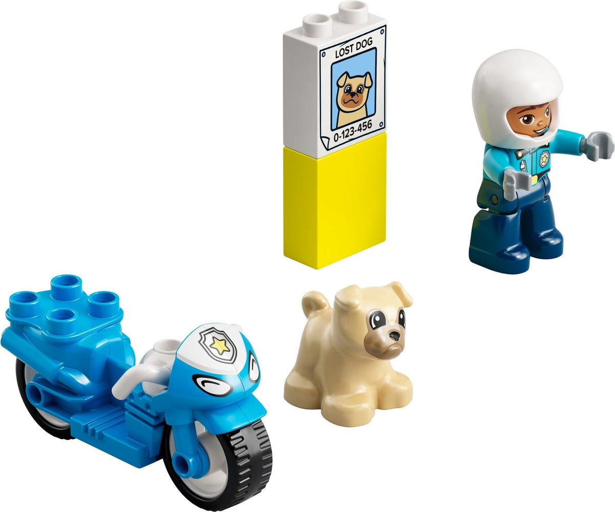 ليجو دوبلو 10967 دراجة الشرطي النارية مكعبات التركيب LEGO
