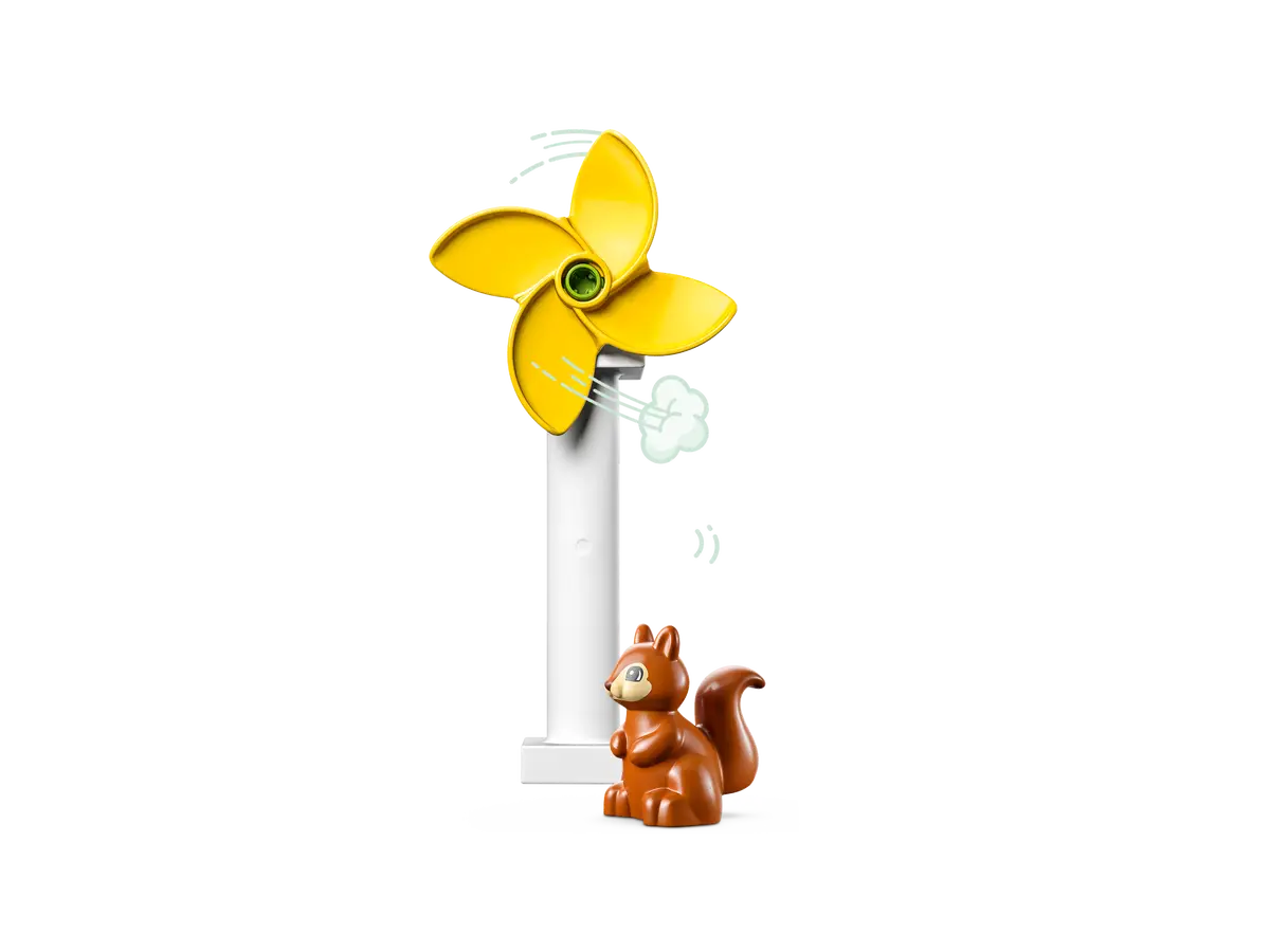 ليجو 10985 دبلو طاحونة الهواء والسيارة الكهربائية مكعبات التركيب LEGO