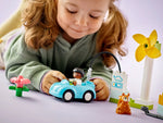 ليجو 10985 دبلو طاحونة الهواء والسيارة الكهربائية مكعبات التركيب LEGO