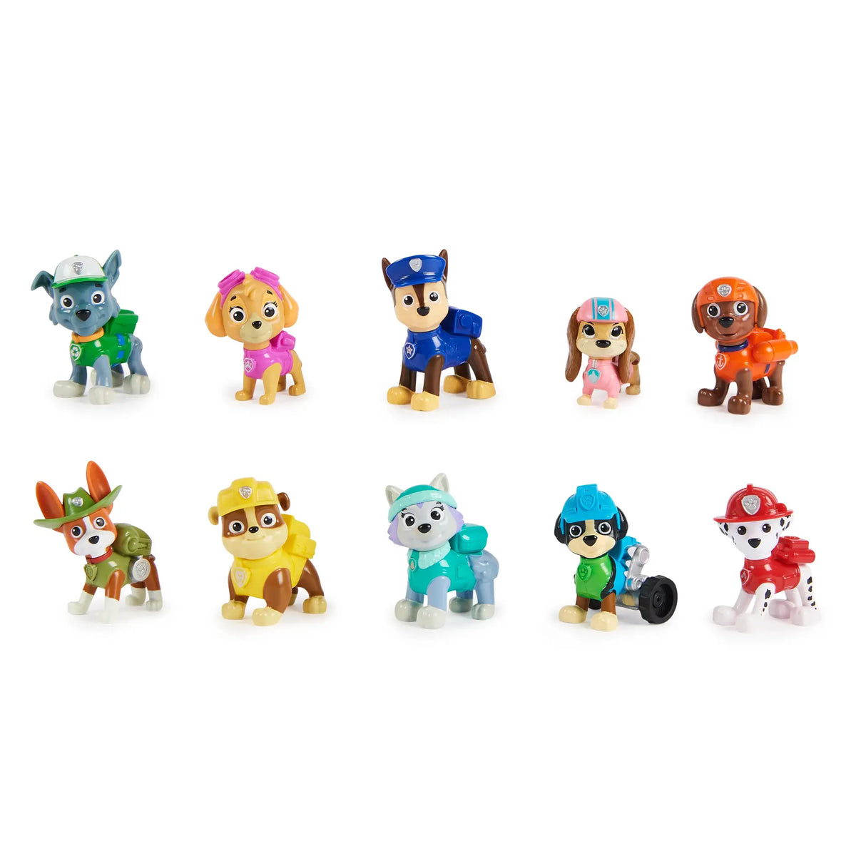 باو باترول مجسمات مصغرة تتكون من 10 شخصيات شخصيات كرتونية Paw Patrol