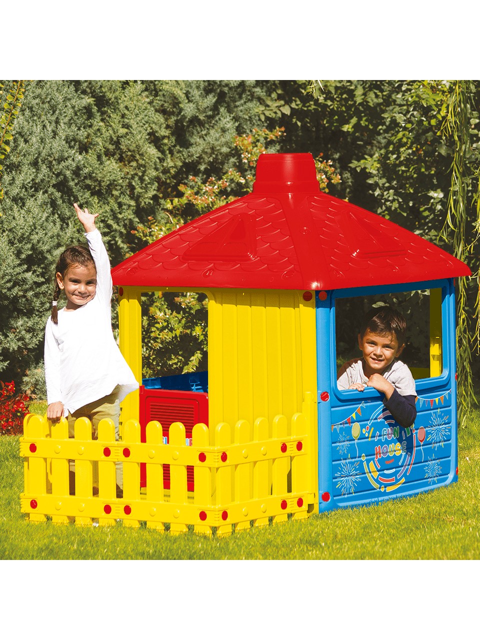 دولو منزل مع سياج منازل خارجية Dolu