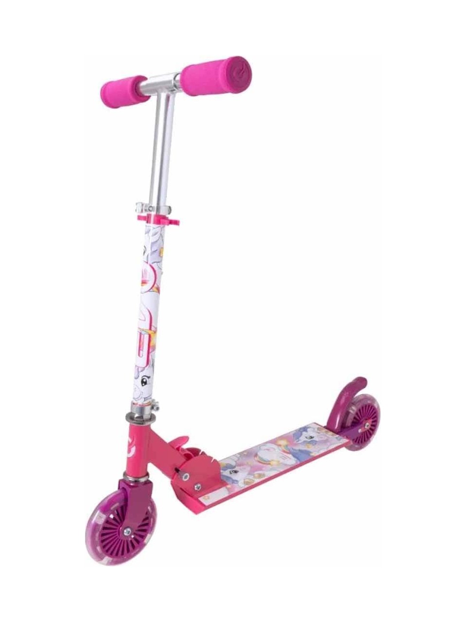 ايفو سكوتر يونيكورن بضوء فلاش بعجلتين سكوتر عجلتين EVO