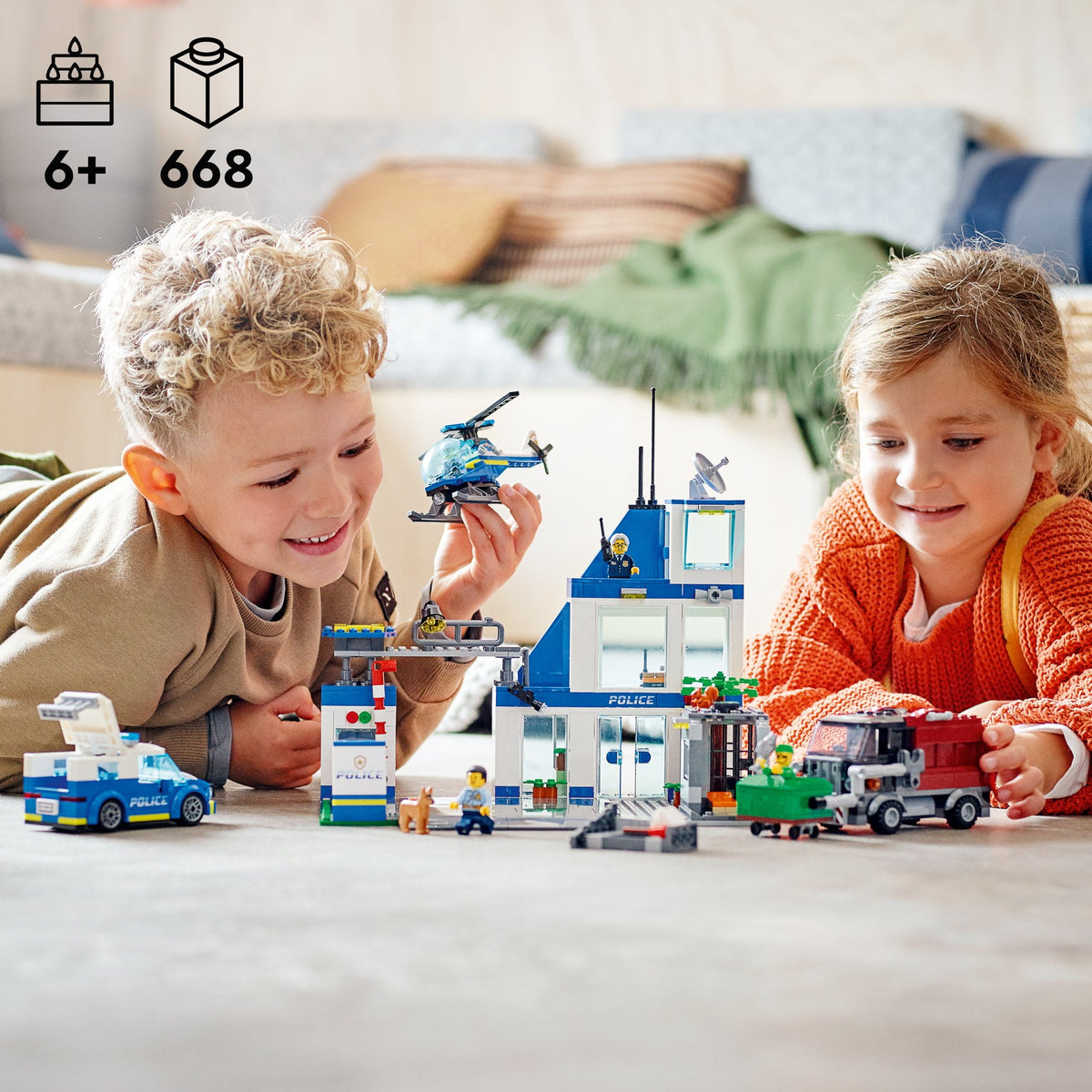 ليجو 60316 سيتي مركز الشرطة مكعبات التركيب LEGO