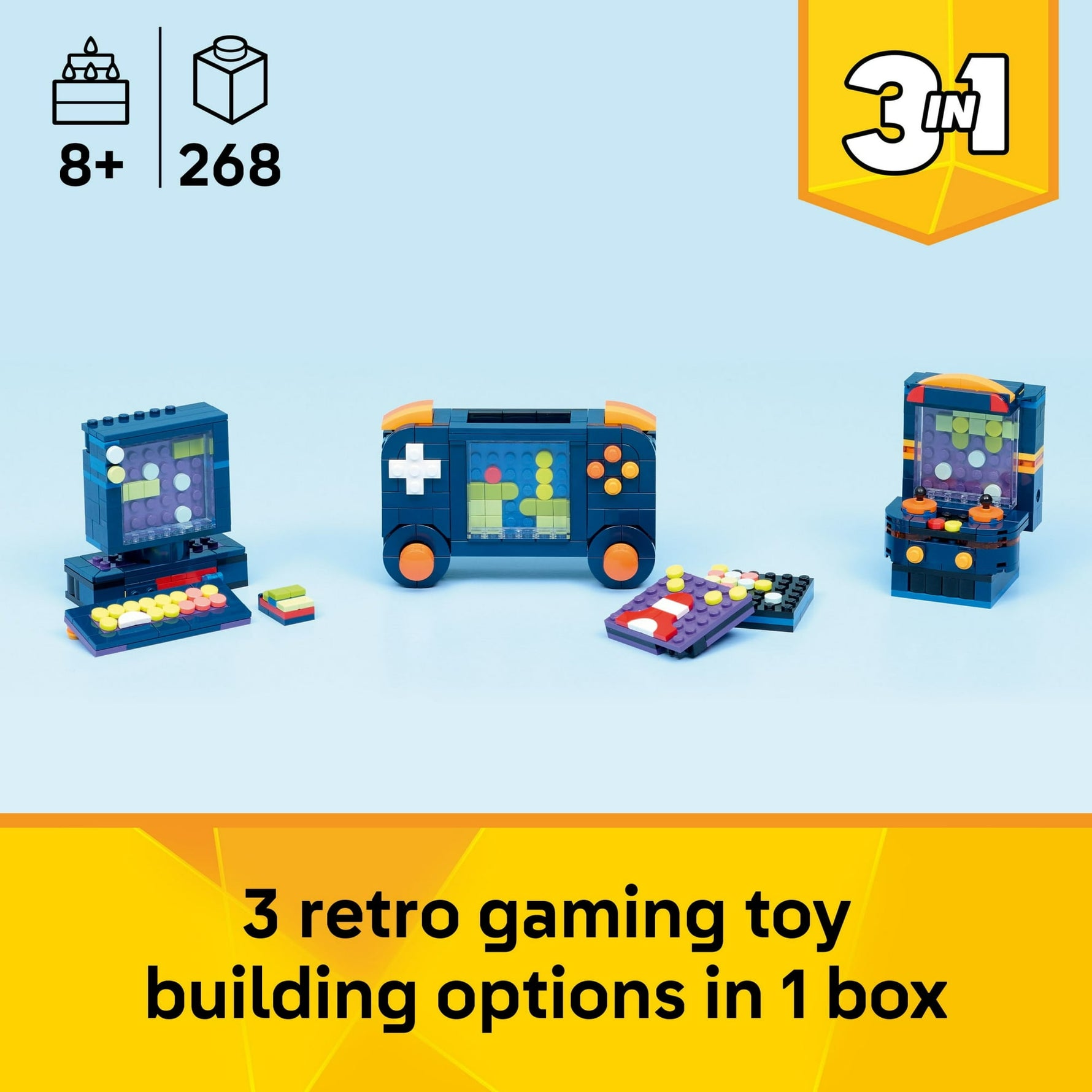 ليجو 31380 كريتور جهاز ألعاب كلاسيكي مكعبات التركيب LEGO