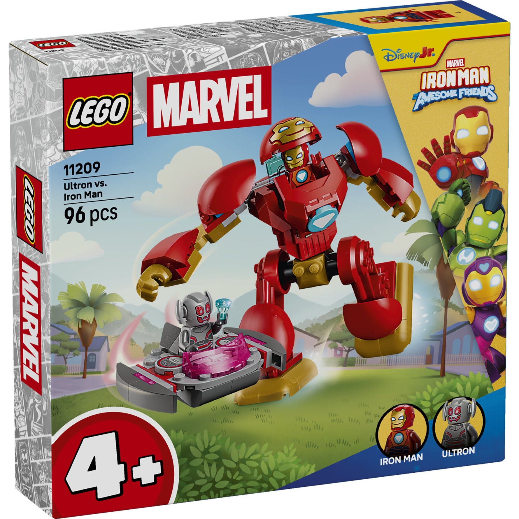 ليجو مارفل ألترون ضد آيرون مان 11209 مكعبات التركيب LEGO