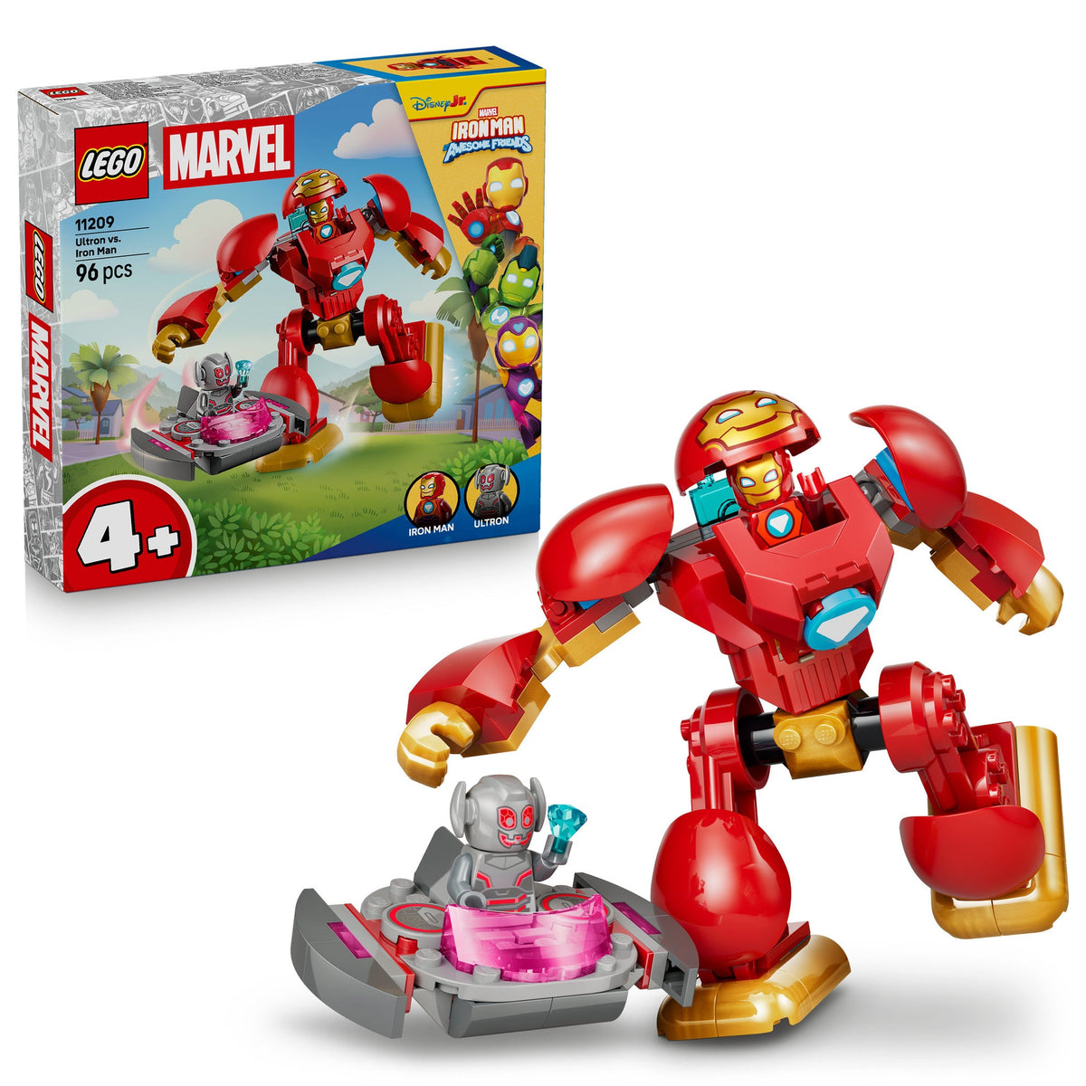 ليجو مارفل ألترون ضد آيرون مان 11209 مكعبات التركيب LEGO