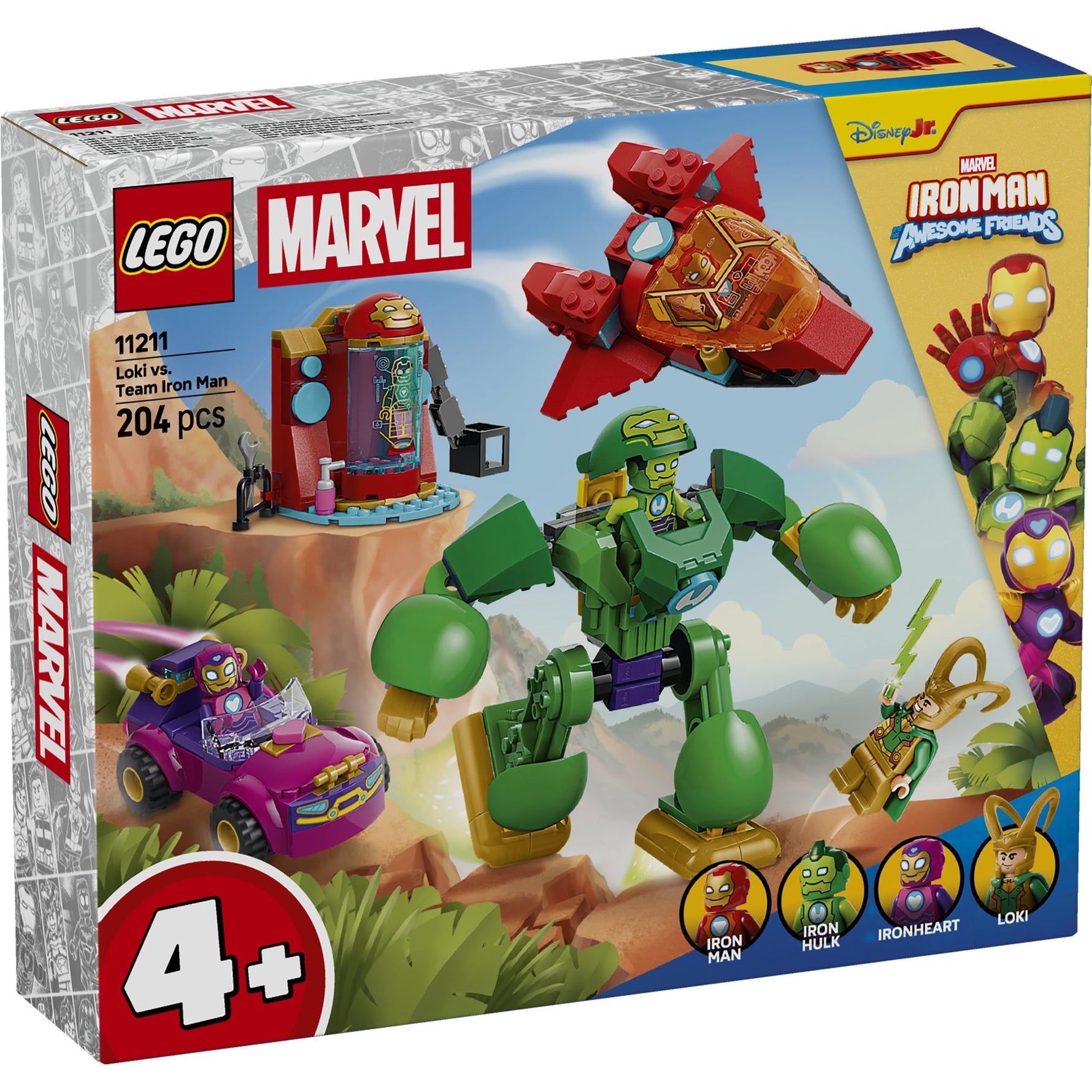 ليجو مارفل لوكي ضد الرجل الحديدي 11211 مكعبات التركيب LEGO