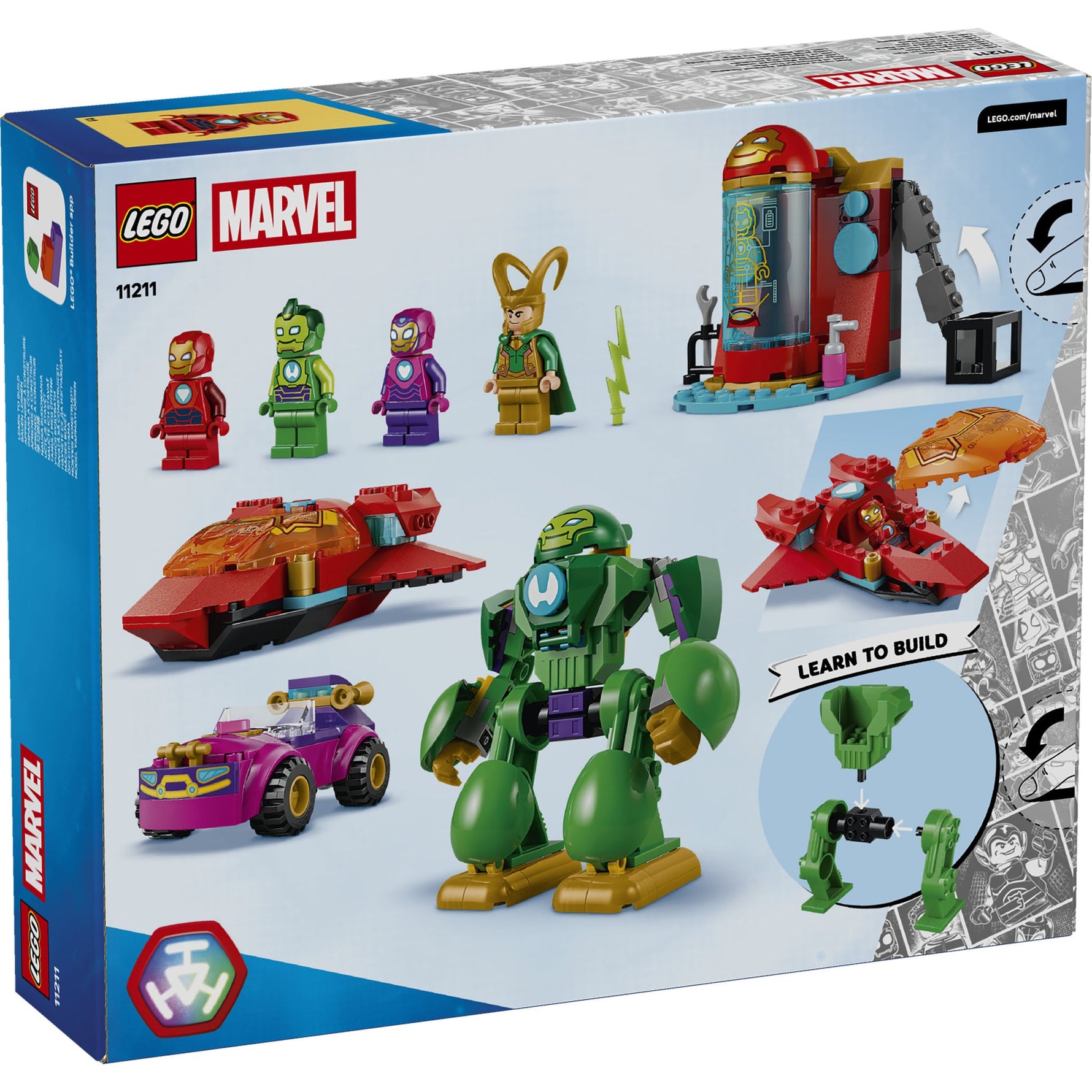 ليجو مارفل لوكي ضد الرجل الحديدي 11211 مكعبات التركيب LEGO