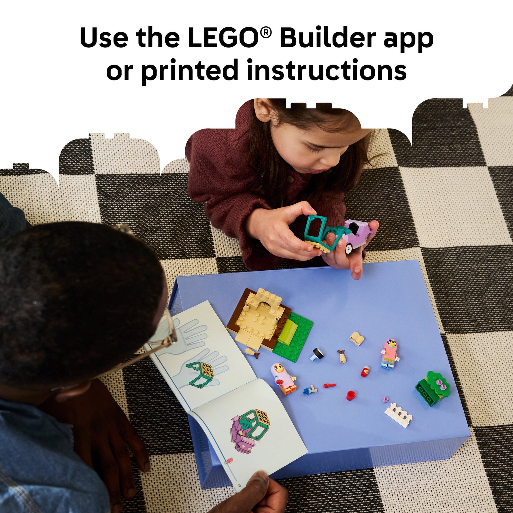 ليجو بلوي الجدات مع بينجو وبلوي 11216 مكعبات التركيب LEGO