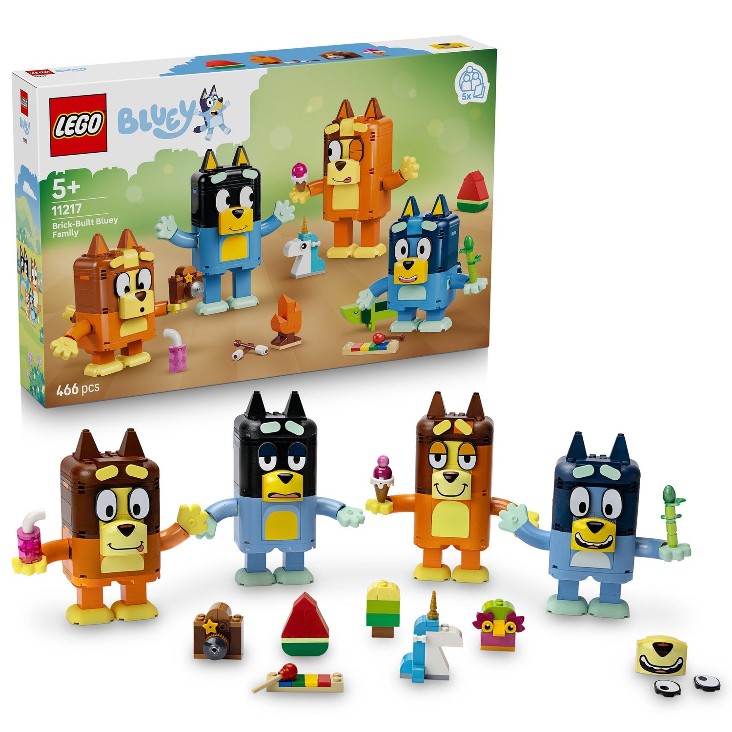 ليجو بلوي مجموعة بناء عائلة بلوي 11217 مكعبات التركيب LEGO