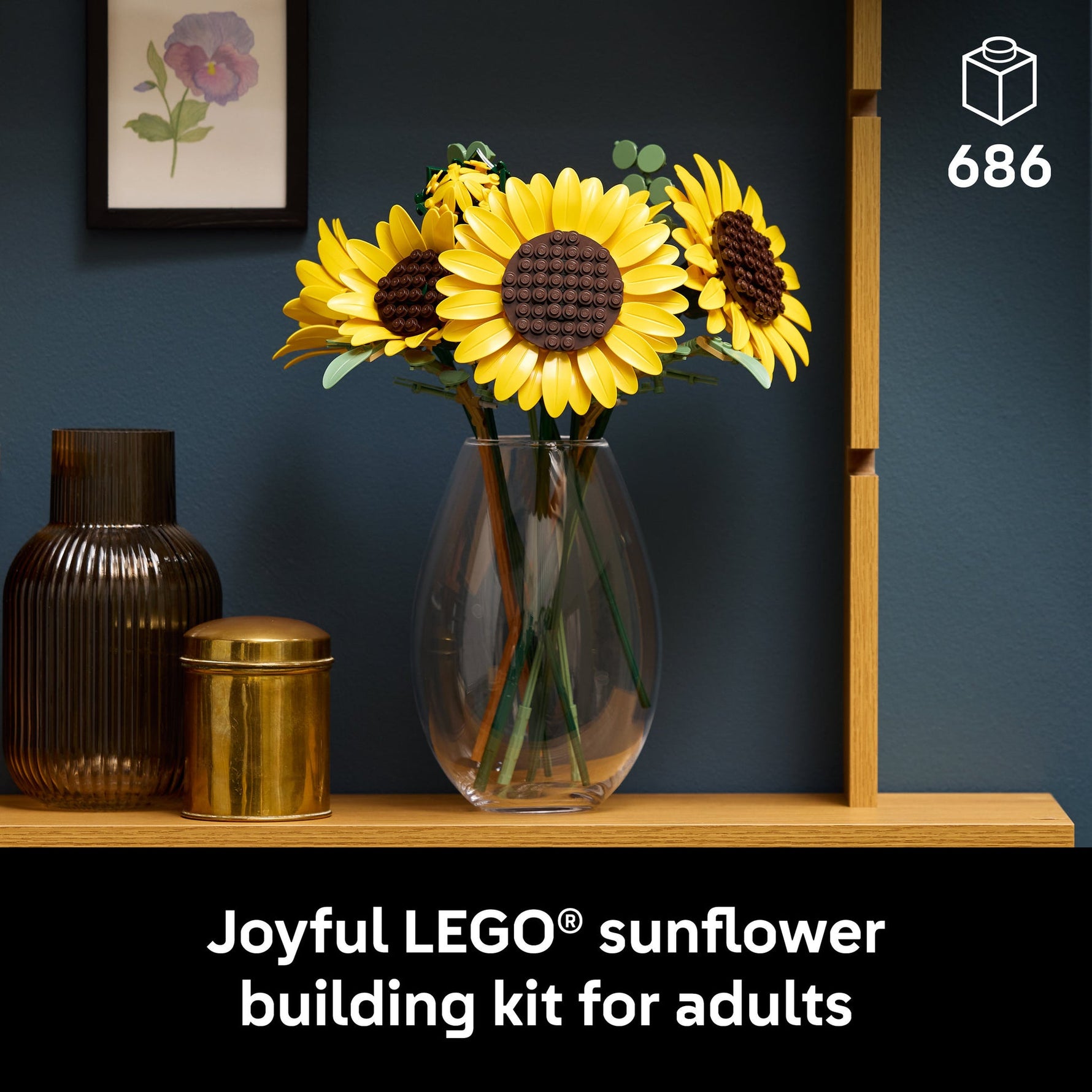 ليجو بوتانيكالز باقة دوار الشمس 11502 مكعبات التركيب LEGO