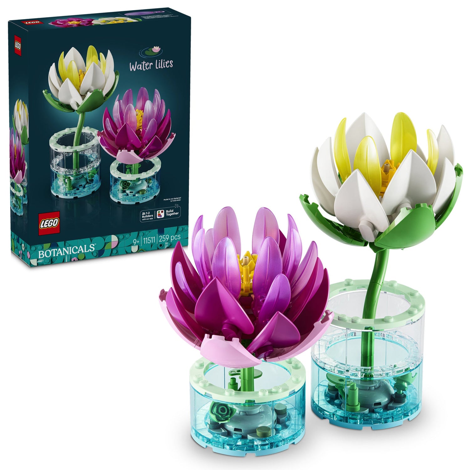 ليجو بوتانيكالز نباتات زنابق الماء 11511 مكعبات التركيب LEGO