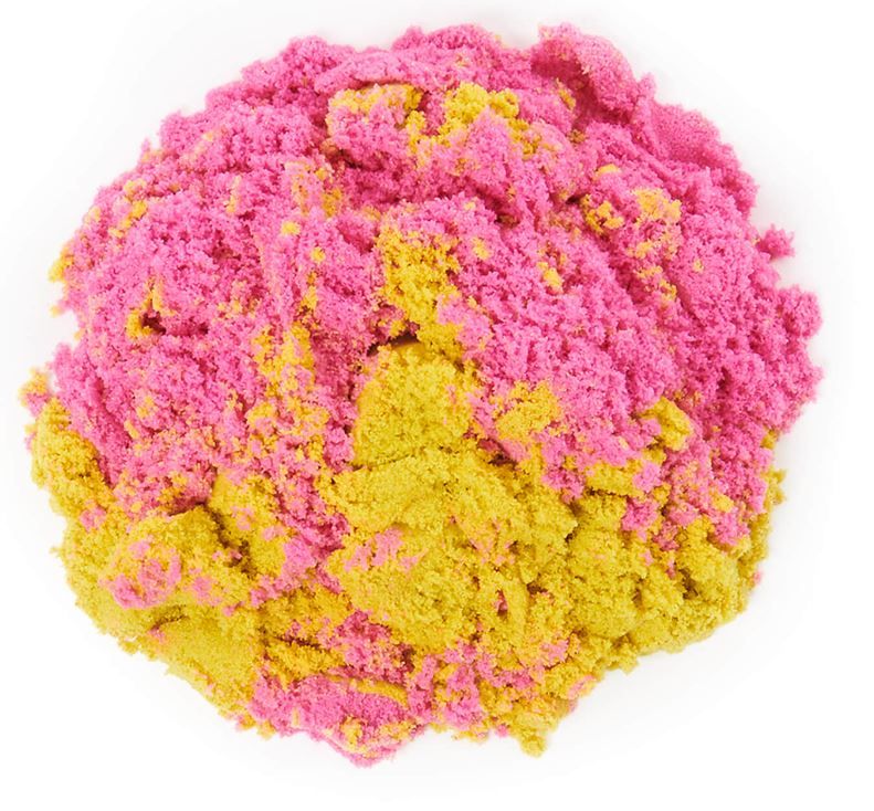 كينتيك ساند علبة آيس كريم الرملية برائحة الفراولة والموز الوان متنوعة تشكيل الرمل Kinetic SAND