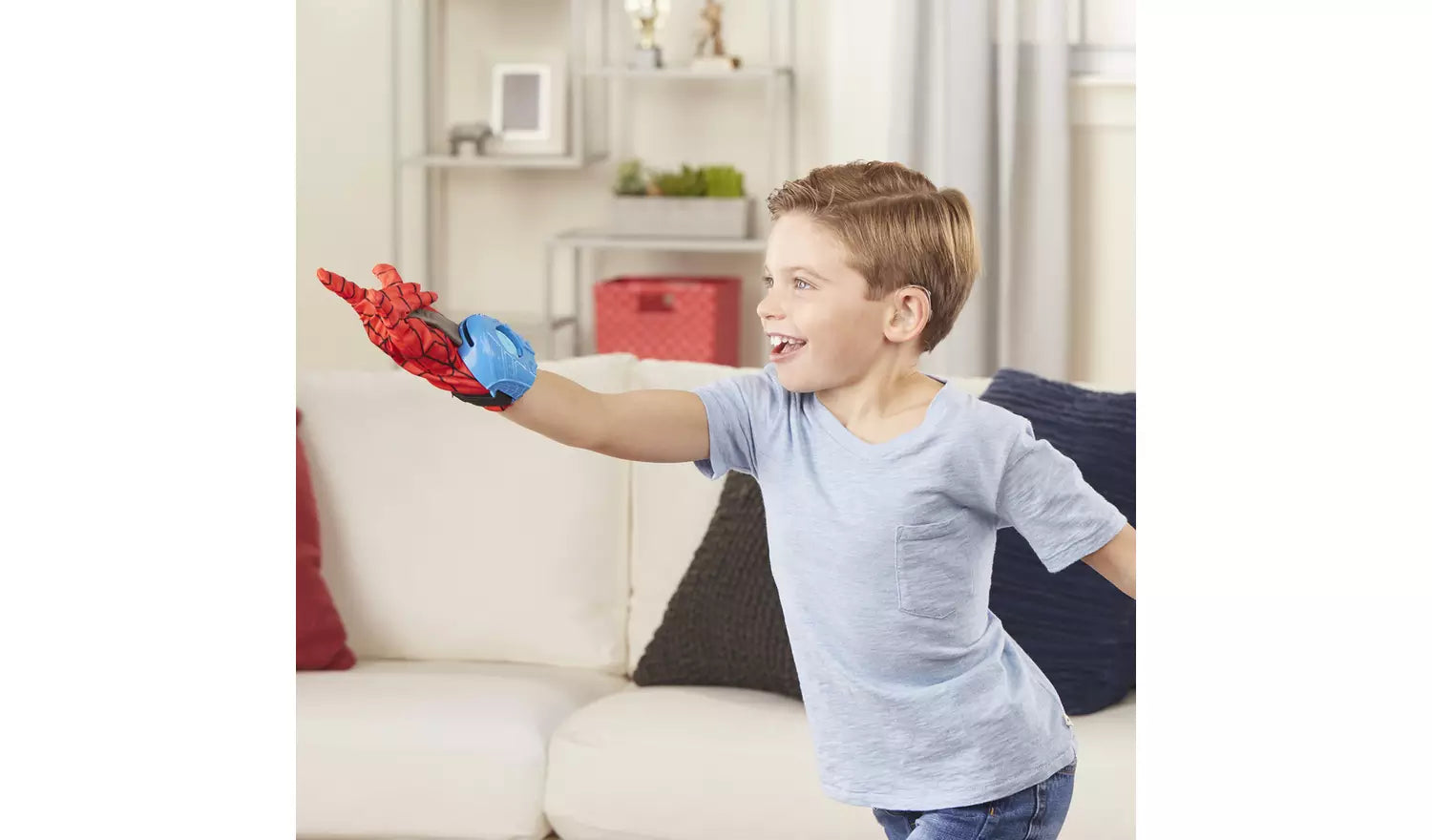 مارفل لعبة قفاز رمي الاقراص من سبايدرمان تقمص الأدوار Spider-Man