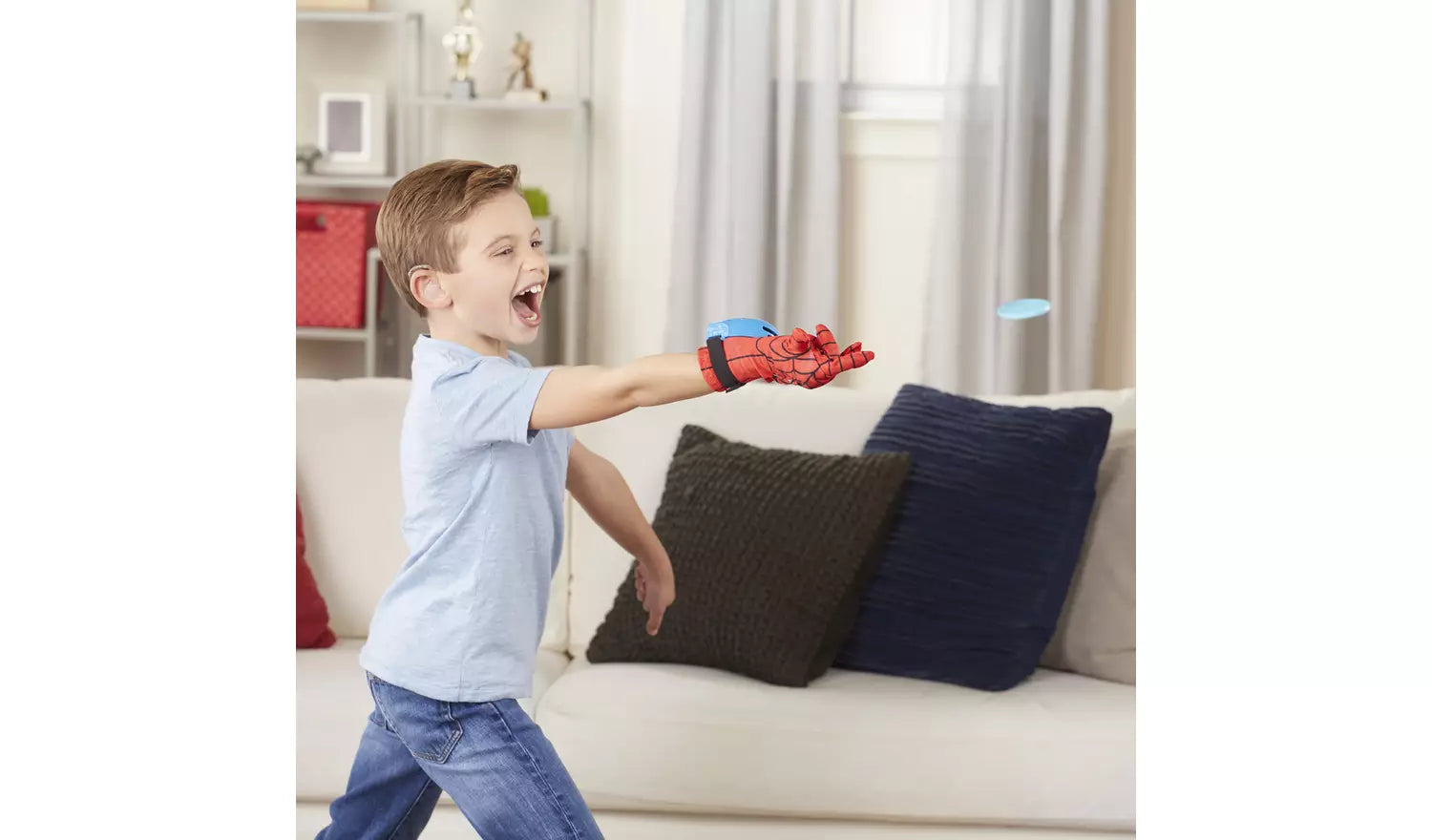 مارفل لعبة قفاز رمي الاقراص من سبايدرمان تقمص الأدوار Spider-Man