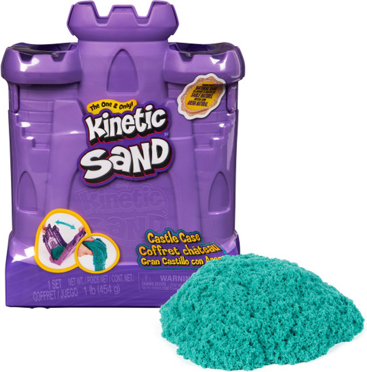 كينتك ساند علبة قلعة الرمل تشكيل الرمل Kinetic SAND