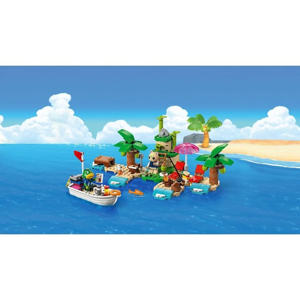 لبجو انيمال كروسينج لعبة مكعبات بناء كابنز ايلاند بوت تور مكعبات التركيب LEGO