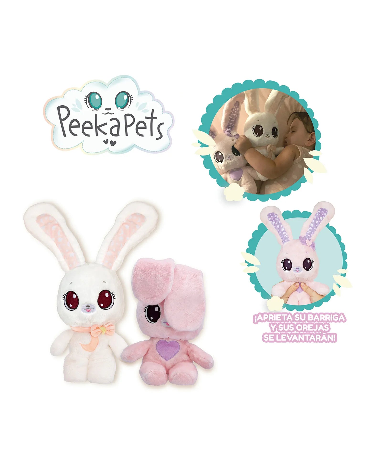 بيكابيتس لعبة الأرنب القطنية متنوع الالعاب القطنية Peekapets