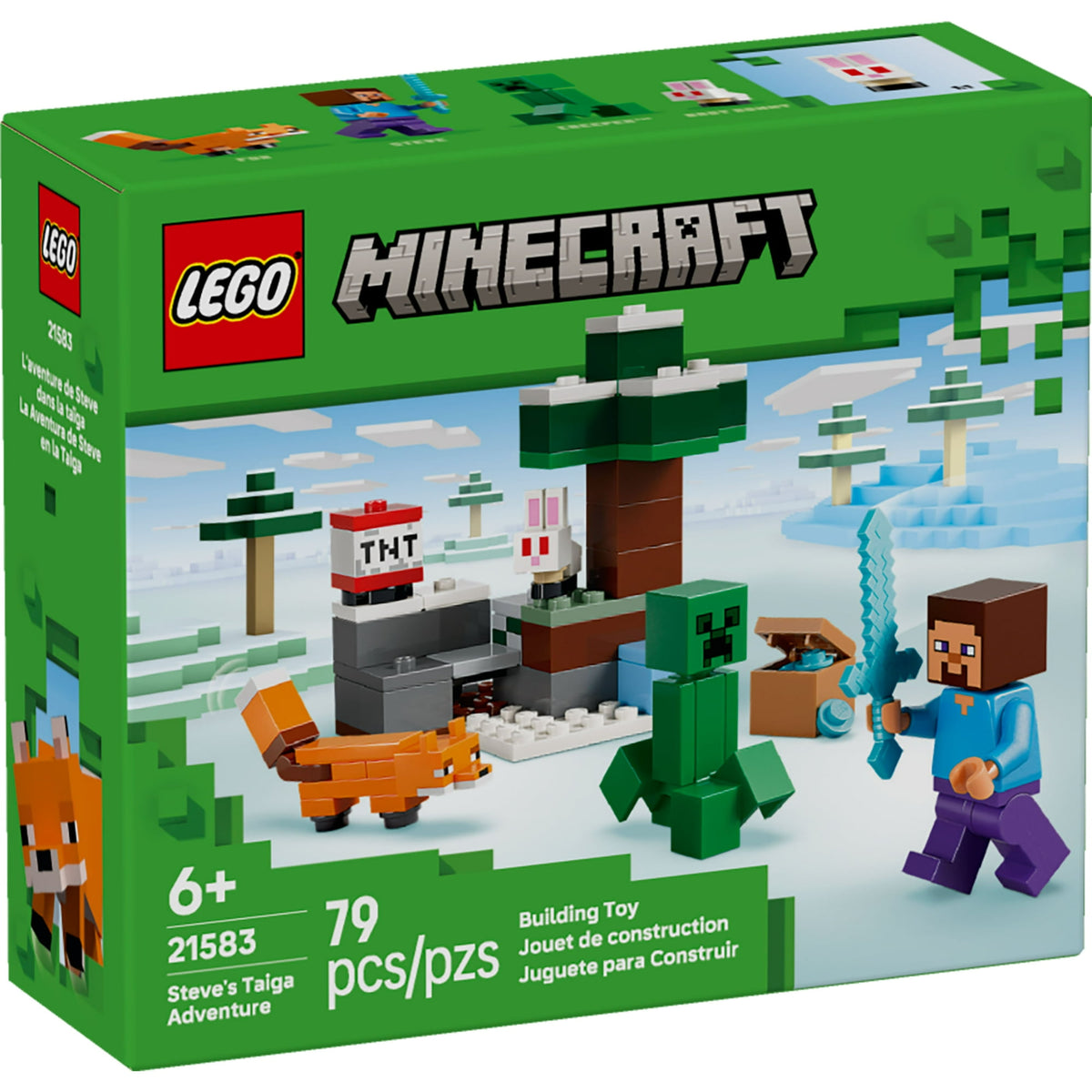 ليجو 21583 ماين كرافت مغامرة ستيف مكعبات التركيب LEGO