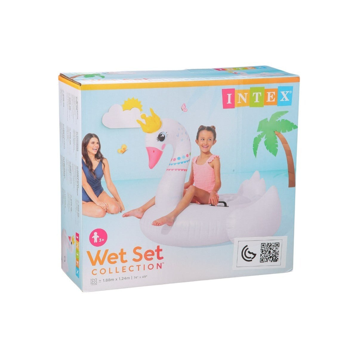 انتكس عوامة سباحة على شكل بجعة عوامات ومراتب Intex