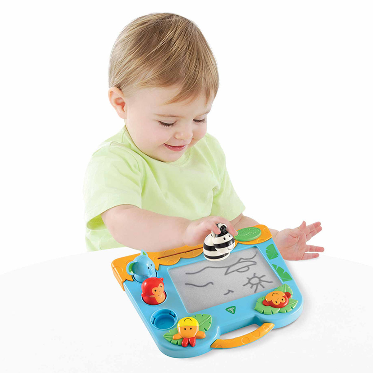 سبوره الكتابة الاولى زرقاء مع قلم سبورة ELC