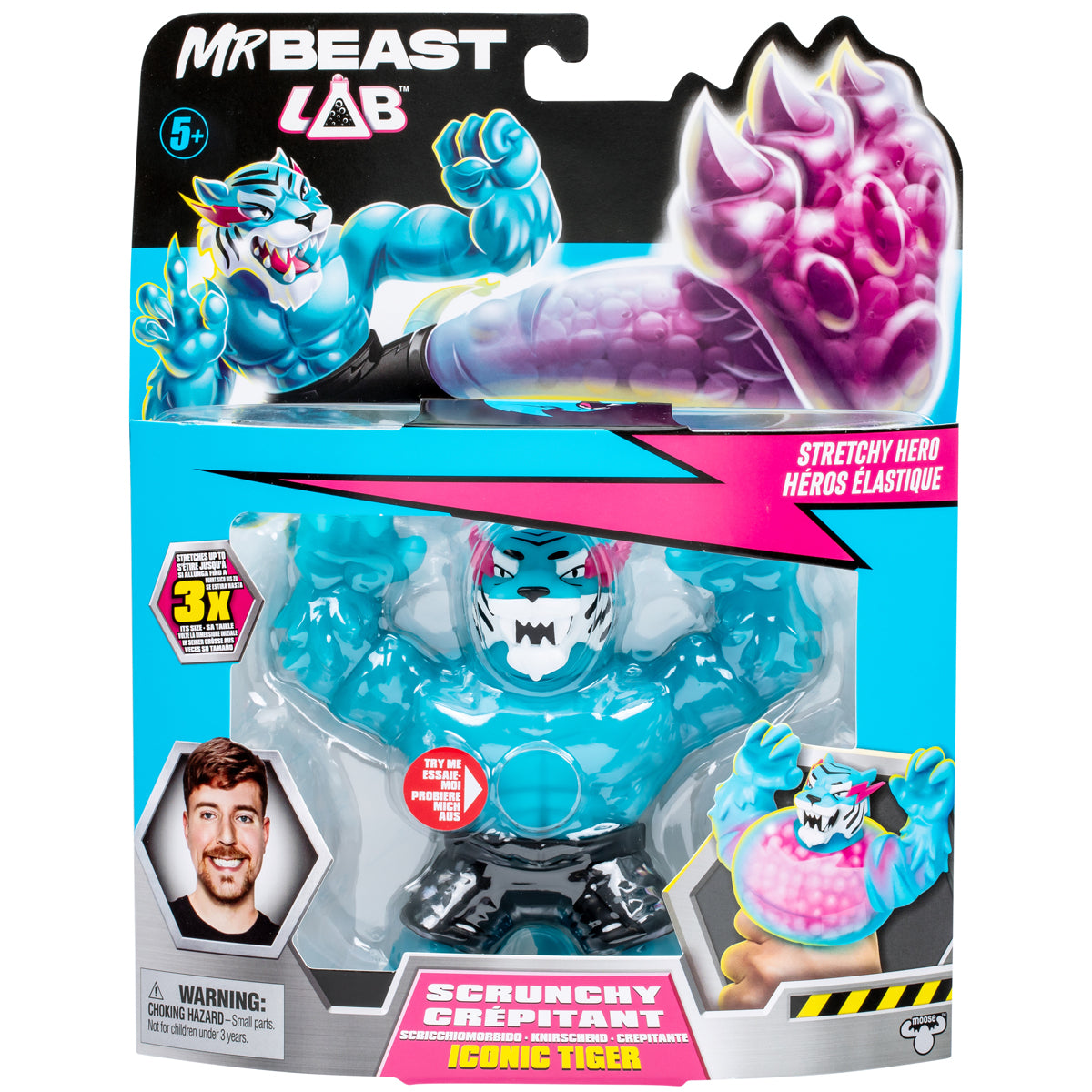 مستر بيست لاب النمر الأيقوني التمدد والضغط MrBeast Lab